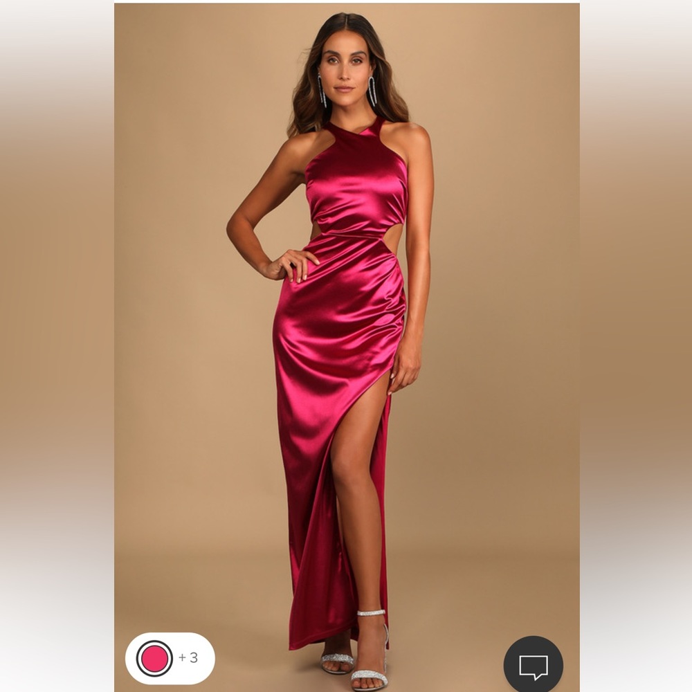 Lulus magenta dress .